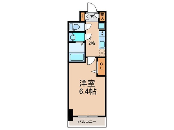 ﾌﾟﾚｻﾝｽ福島吉野ﾐﾅｰｼﾞ(1402)の物件間取画像